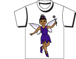 Fairy White Tee Shirt-1ct
