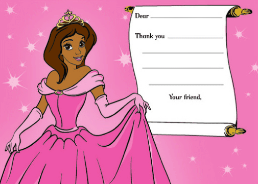 Amira Princess Thank-You Note -1ct