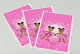 African American Ballerina Penny & Pepper Goody Bag-8ct