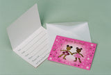 African Amerinca Ballerina Penny & Pepper Party Invites-8ct