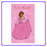 Amira  Princess Party Invites-8ct