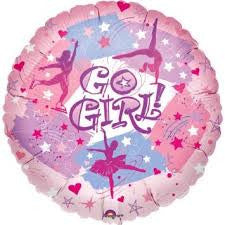 Balloon Mylar Go Go-1ct