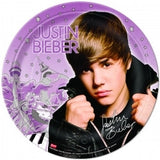 Justin Bieber Dessert Plates