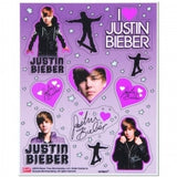 Justin Bieber Party Stickers