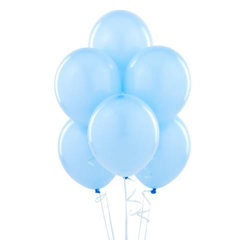Balloons Light Blue Latex-12ct