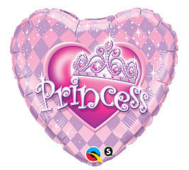 Balloon Mylar Birthday Princess-1ct