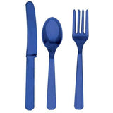 Cutlery Royal Blue Set 8 each