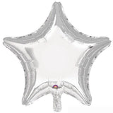 Balloon Mylar Star Sliver-1ct