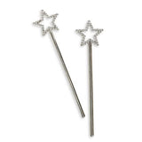 Sliver Mini Star Wand-12ct