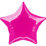 Balloon Mylar Star Pink-1ct