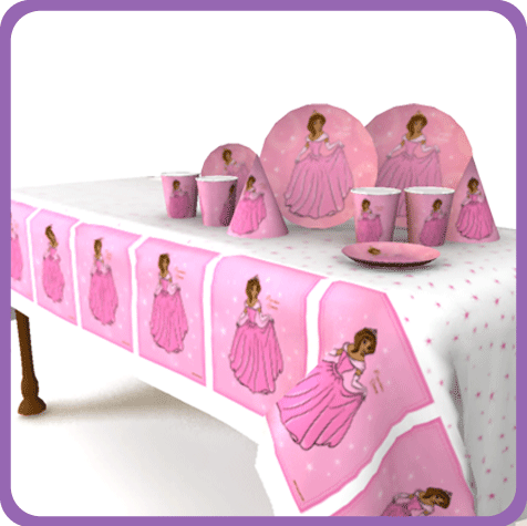 Amira Princess Printed Table Covering-1ct