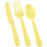 Cutlery Yellow Set 8 each